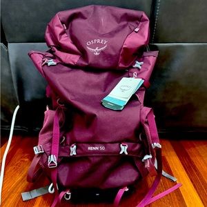 Brand new women Osprey 50L Renn backpack!